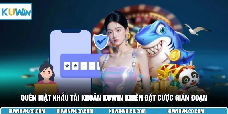 Quên mật khẩu tài khoản KUWIN khiến đặt được gián đoạn