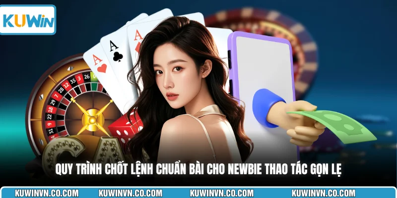 Quy trình chốt lệnh chuẩn bài cho Newbie thao tác gọn lẹ